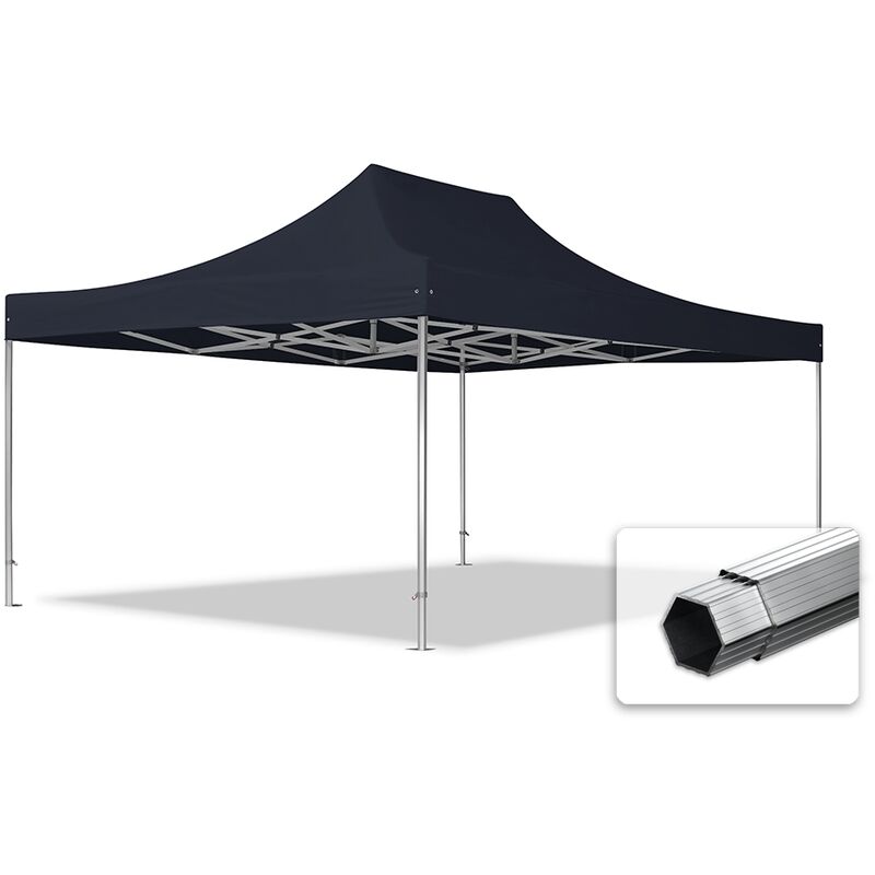 4x6 m Faltpavillon professional Alu 50mm, schwarz