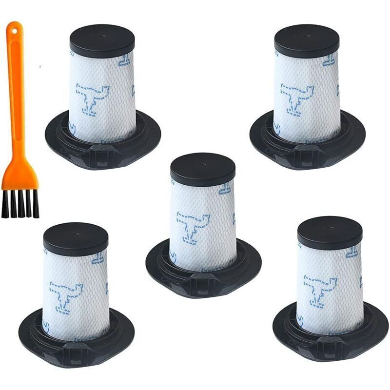 5 Filter für Rowenta Air Force 460 All-in-One (RH92xx-Modelle) und Rowenta Air Force Flex 560 (RH94xx-Modelle) Staubsauger,