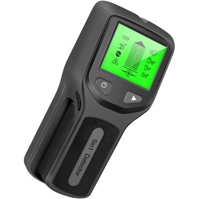 5-in-1-Wandscanner, Metalldetektor-Finder-Sensor mit Bolzen, Wechselstromkabel, einfach zu verwendender Wanddetektor für Heimwerker