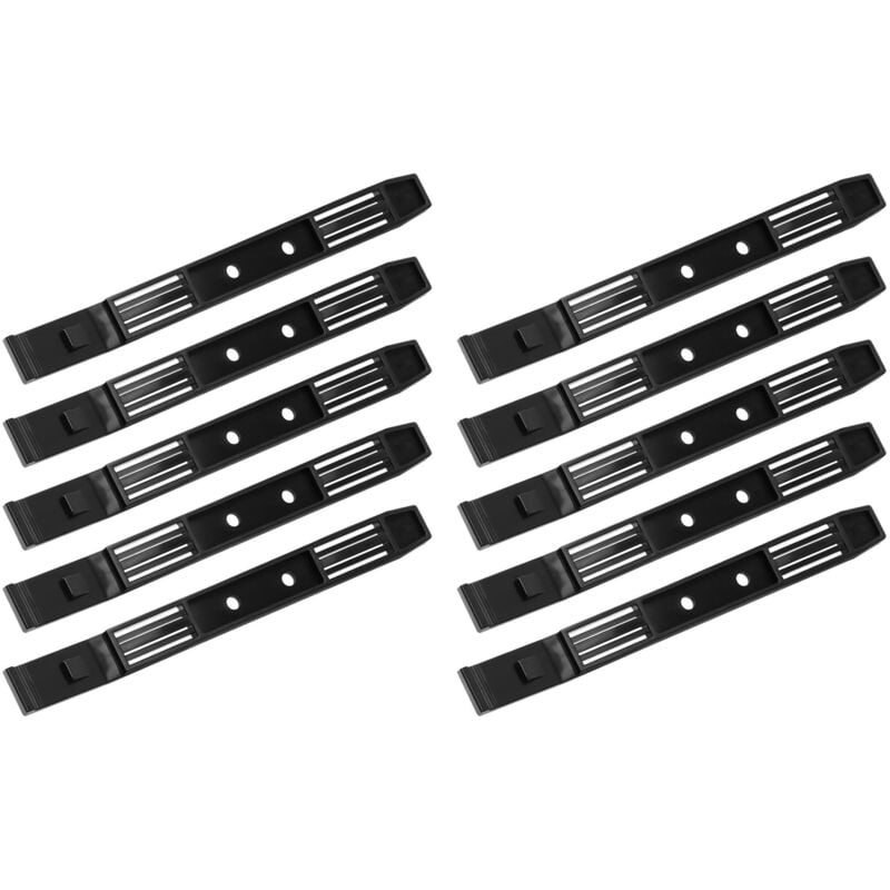 Tlily - 5 Paar Festplatten Laufwerk Schienen ZubehöR für GehäUse KäFige Laufwerk Schieber Kunststoff Schienen für 3,5 Bis 5,25 Festplatten Fach