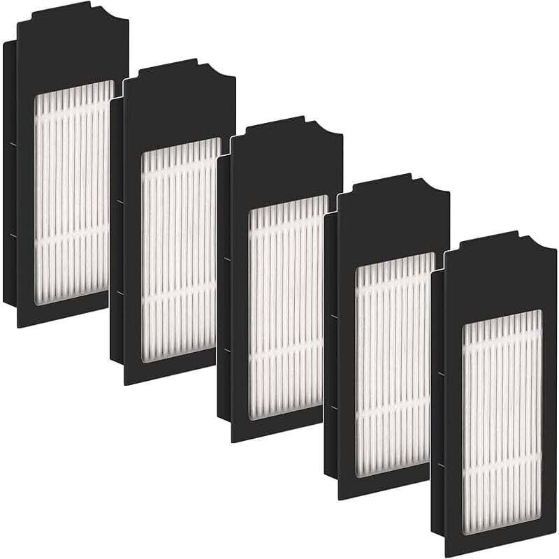 5 Pièces) N20 Plus Filtre hepa Pour Aspirateur robot Ecovacs deebot N20 Plus/ N20 Pro Plus/ X1 Omni/ X1 Pro Omni/ X1 Plus/ T10 Om