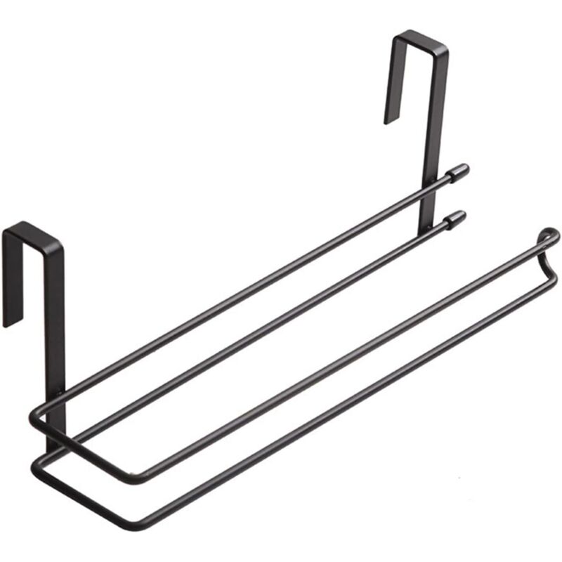 5 supports de papier toilette en métal - Porte-rouleau de papier toilette pour placard de cuisine et porte-papier toilette pour salle de bain