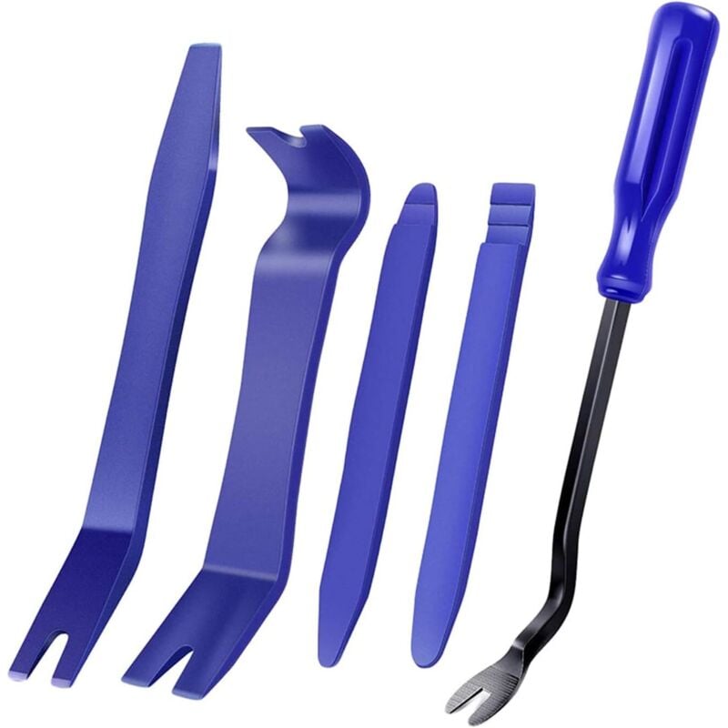 5-teiliges Werkzeugset zum Entfernen von Verkleidungen, Werkzeugset zum Entfernen von Autotürverkleidungen aus Kunststoff, Entfernungswerkzeuge für