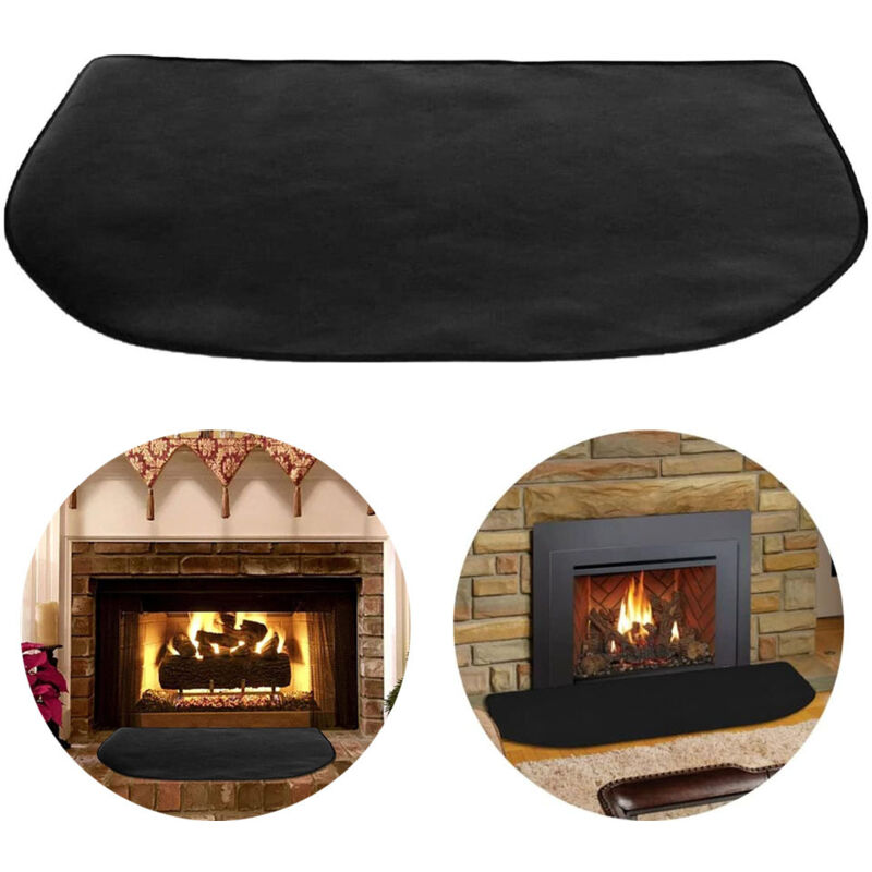 Linghhang - 50 x 80 cm feuerhemmende Fiberglas-Kaminmatte zum Schutz von Kaminöfen im Innenbereich