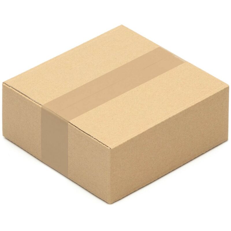 Kk Verpackungen - 50 Faltkartons 200 x 200 x 80 mm Kartons 20 x 20 x 8 cm Versandkartons Wellpappe