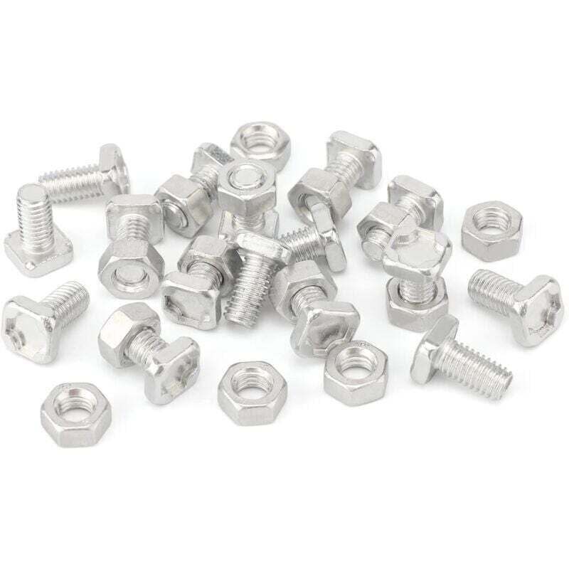 50 Stück Gewächshaus-Schrauben und -Muttern, XU, Gewächshaus für Montage und Befestigung, Hochwertiges Produkt, langlebig und zuverlässig,