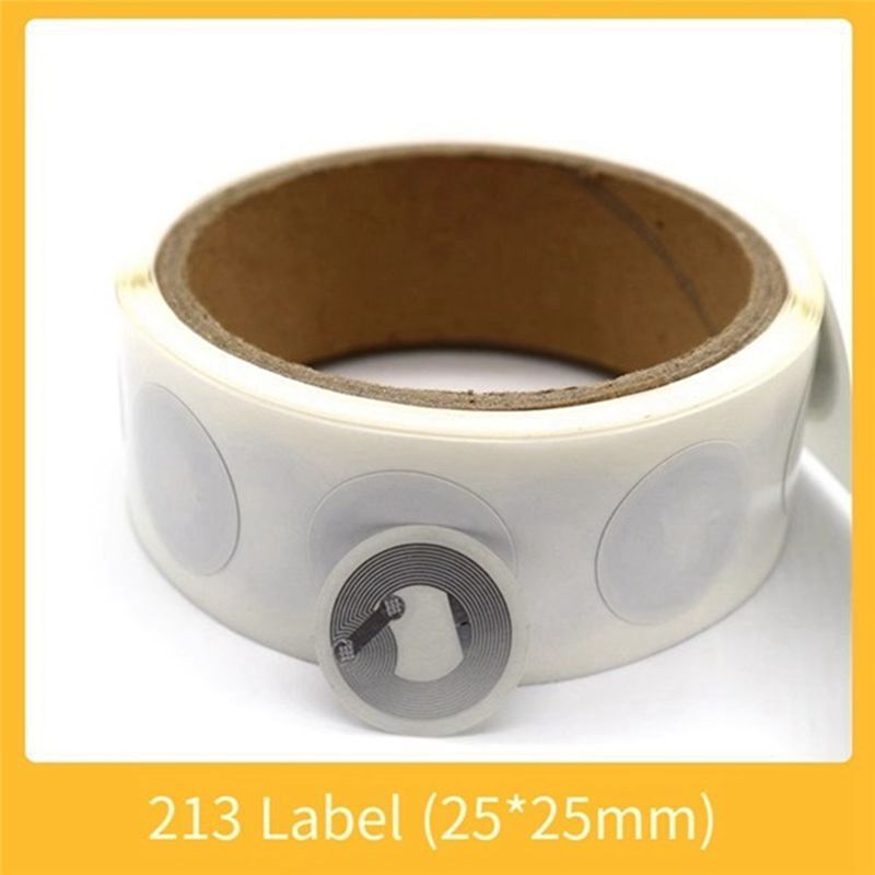 50 Stück NFC Ntag213 NFC-Etikettenaufkleber 13,56 MHz ISO14443A NTAG 213-Aufkleber Universaletikett für ALLE NFC-Fähigen Telefone