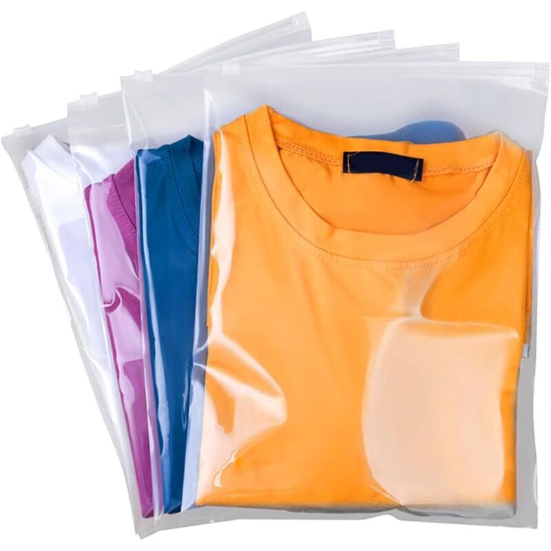 50 Stück Reise-Kleiderbeutel mit Reißverschluss, 30 x 40 cm, wasserdicht, transparent, Reise-Aufbewahrungsbeutel, nicht poröse Reise-Kleiderbeutel