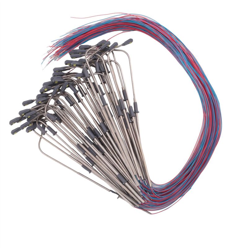 50 StüCke 1: 150 Modell StraßEn Laterne Bahn Zug Lampe led Garten Landschafts Licht AußEn Yard diy Sand Box Spiel