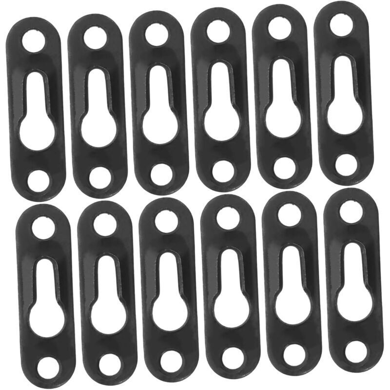50-teiliges Wandmontage-Bilderrahmenhaken-Set aus Metall, stabile Halterungen mit Schrauben, sichere Befestigung für Zuhause, Büro, Galerie,