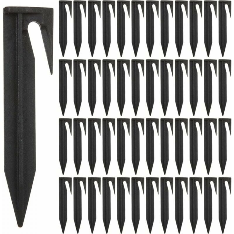 50 x Befestigungsstifte für Begrenzungskabel, Metallstift für Mähroboter, Mähroboter-Zubehör, Mähroboter-Haken