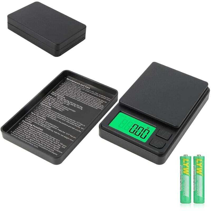 500 g/0,01 g Präzisionswaage, Mini-Präzisionswaage für Schmuck, tragbare Digitalwaage mit LCD-Display und Tara-Funktion, multifunktional für Schmuck,
