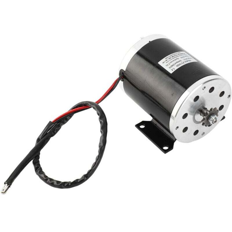 500 w dc 24 v Bürstenelektromotor mit Halterung, Bürstenelektromotor, Elektromotor für DIY-Elektroroller, Elektrofahrrad, Go-Kart