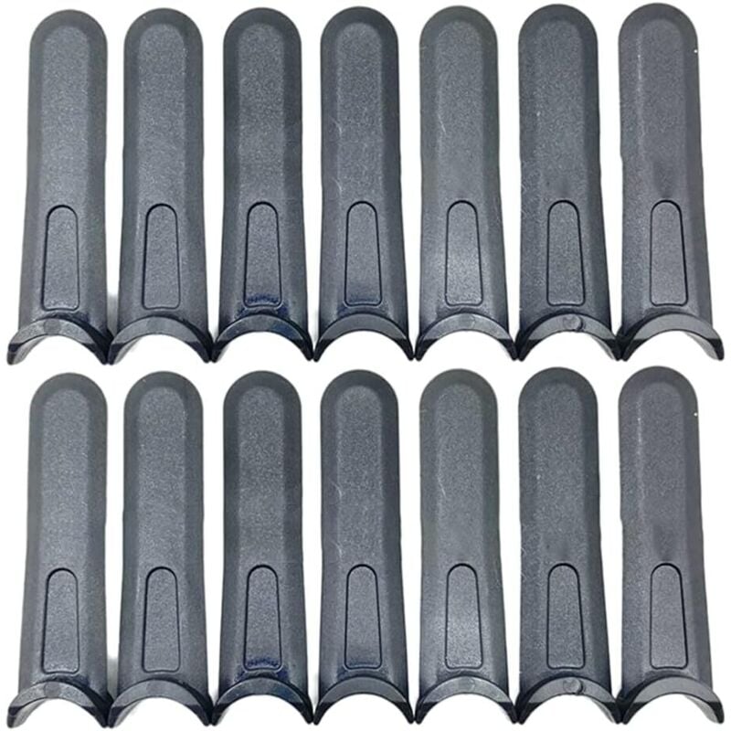 50 Stück Kunststoff-Rasenmäher-Schneidklingen, Kunststoff-Ersatzklingen für Hover Vac/Micro Lite/Minimo/Mow n Vac Rasenmäher