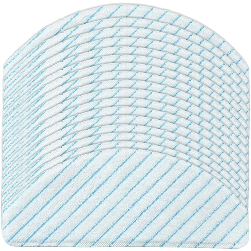 50er-Pack robuste Einweg-Mopptücher für Ecovacs Deebot Ozmo N8 Pro+/T8 Max/T9 AIVI/T8+/N8 Pro/T8 AIVI/N8/T9+ Saugroboter, Ersatzteile für Saugroboter
