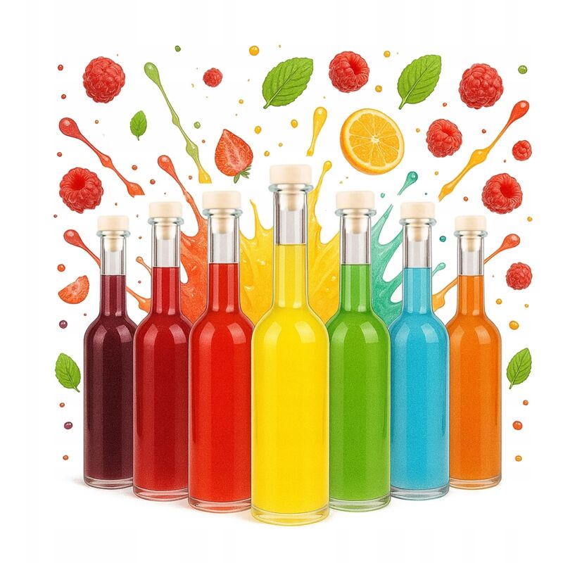 50x FENICE 100ml Flaschen mit Korken Olivenölsirup-Likör