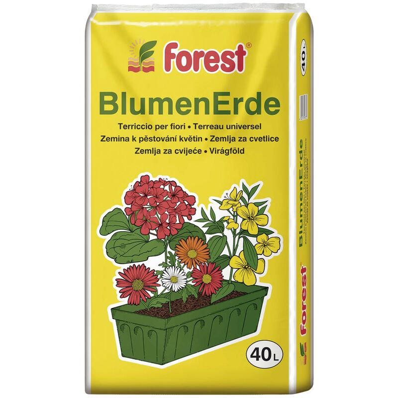 Forest Blumenerde 40 Liter Sack Gartenerde Erde aus Bayern