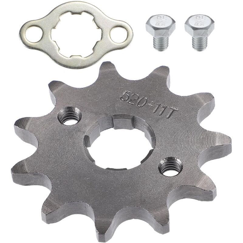 520er-Motorrad-Ritzel-Set, 11 Zähne, 20 mm Innendurchmesser, kompatibel mit 50ccm, 70ccm, 110ccm und 125ccm Motorrädern sowie Minibikes und Quads.