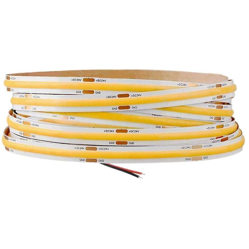 528led 10mm 12v Cob Led Streifen Licht Ra90 5m Flexible Streifen Bar Led Streifen 6000k weißes Licht Für Schlafzimmer