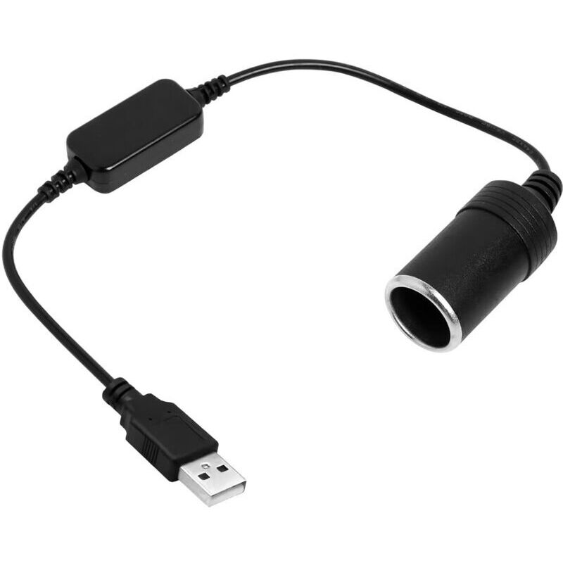 5V USB-Kfz-Adapter (weiblich), 12V Zigarettenanzünder, Kfz-Zigarettenanzünder-Recorder, Zigarettenanzünder-Adapter für Fahrtenschreiber,
