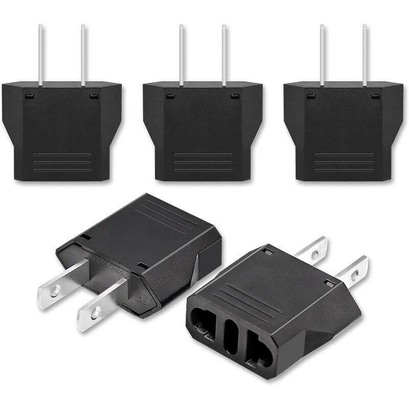 5x Adaptateur de Voyage,adaptateur prise france vers usa,adaptateur prise usa,adaptateur usa,adaptateur prise canada,Adaptateur Prise Universelle