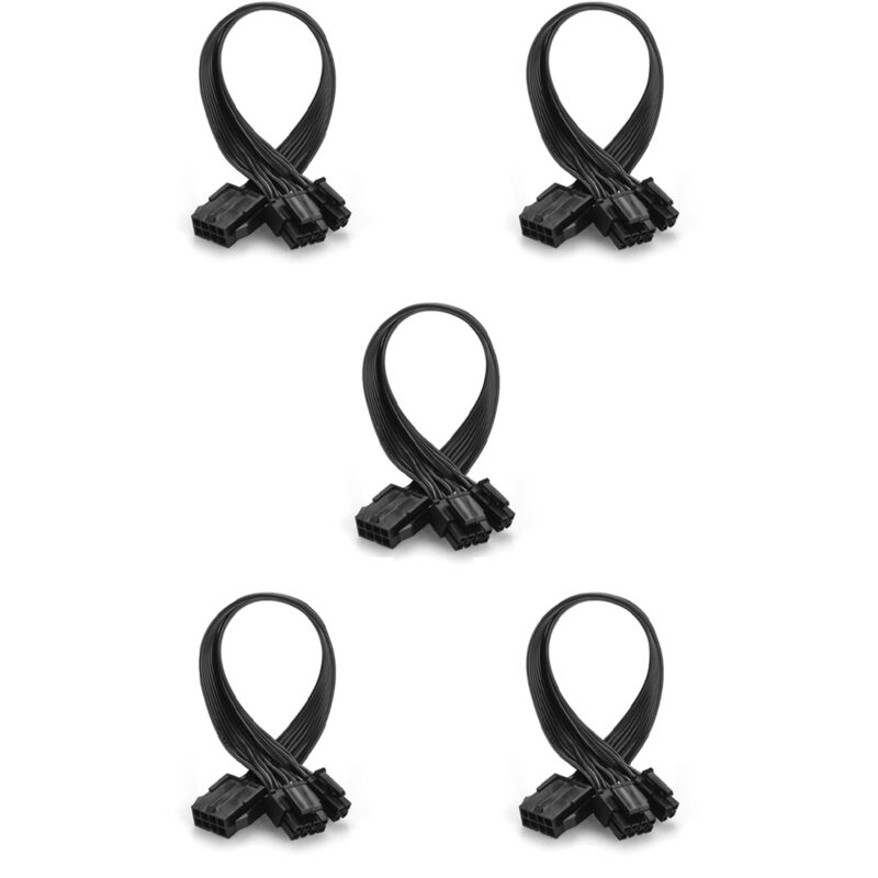 Tlily - 5X cpu 8 Pin Buchse Auf cpu atx 8 Pin + atx 4 Pin Stecker Netzteil Konverter Adapter Verlängerungskabel