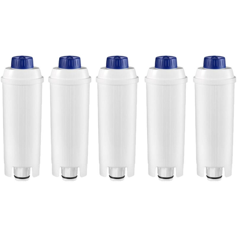Trade-shop - 5x Wasser-Filter ersetzt dls C002, SER3017, 5513292811, 8004399327252 für DeLonghi Kaffeevollautomaten (z.B. Magnifica, PrimaDonna) /