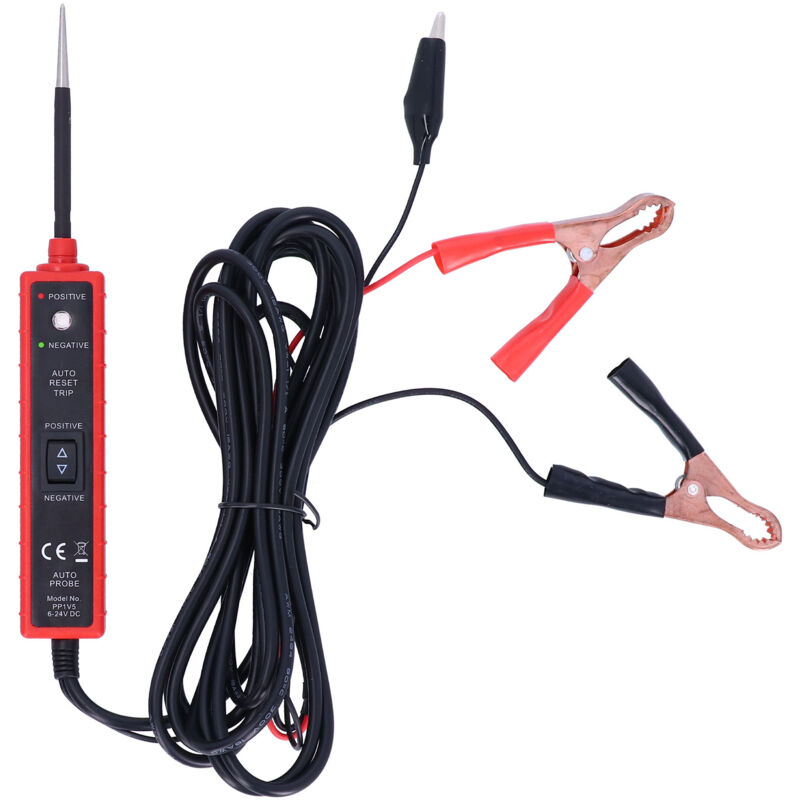 6-24V Stromversorgungsschaltung Elektrischer Detektor Auto Diagnosegerät Detektor mit 14,8 ft Kabel.