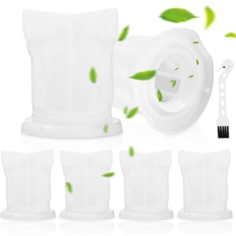 6 Filter für Vorwerk Kobold VC 100 Akku-Staubsauger, Ersatzfilter für Vorwerk VC100 Akku-Staubsauger mit 1 Reinigungsbürste, Schmutzfilter VC 100