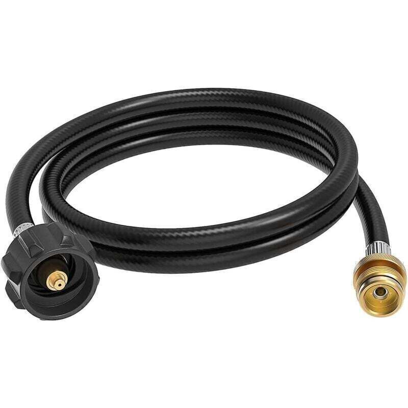 6-Fuß-Propanschlauchadapter, 1-Pfund-auf-20-Pfund-Konverter für Weber Q Gasgrill