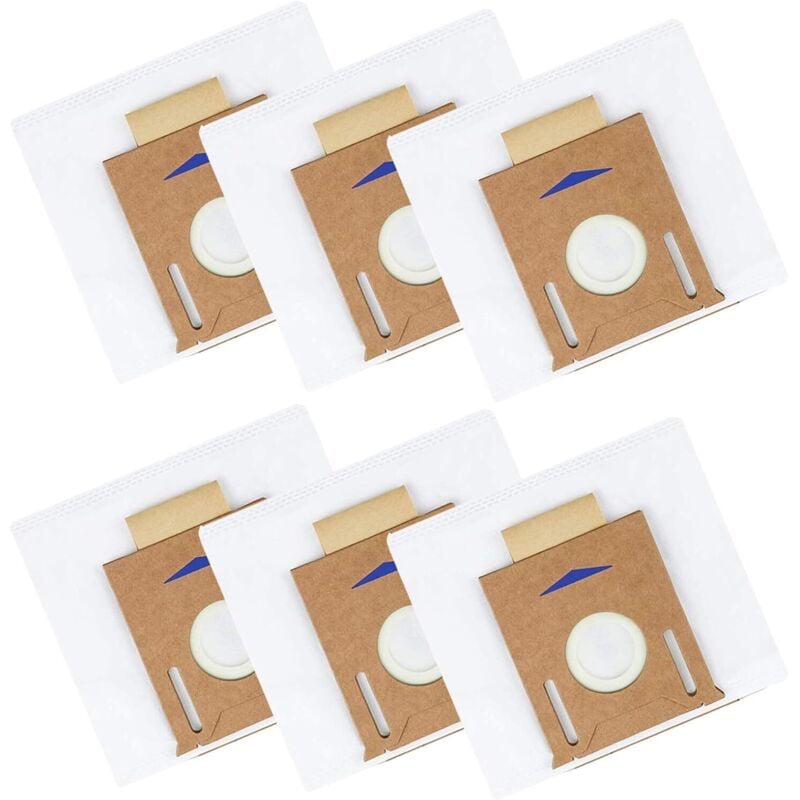 6-teiliges Staubbeutel-Zubehörset für Ecovacs DEEBOT OZMO T8, T8 AIVI, T8+, T8 AIVI+, T8MAX, N8+, N8 Pro+, T9+, DX93 DDX96 Saugroboter