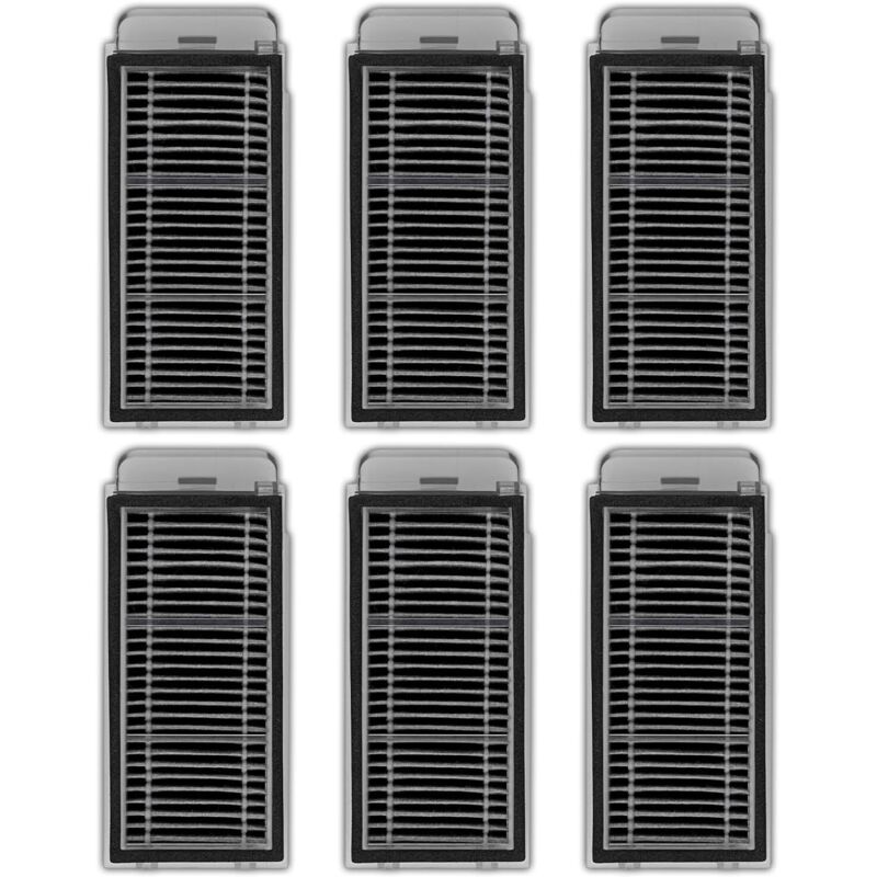 (6 pièces) X50 Ultra filtres HEPA von rechange für Dreame X50 Ultra, L40s Pro Ultra, L50 Pro Ultra, X50 Master aspirateur robot, kit d'accessoires