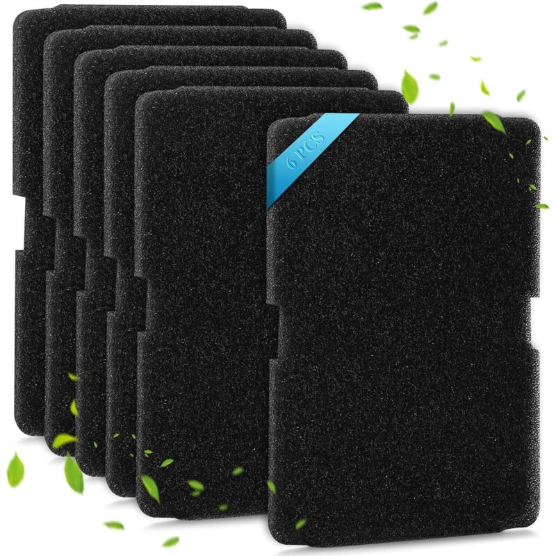 6 Stück Filter für Beko Wäschetrockner, 240×155×10 mm Filter für Beko Kondens- und Wärmepumpentrockner