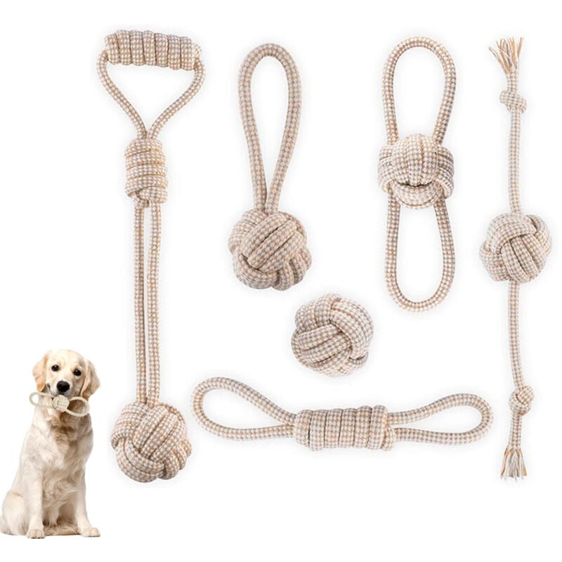 Sinbinta - Hunde Spielzeug, Hergestellt aus Natürlicher Baumwolle Hunde Intelligenz Entwickeln Geeignet für Mittelgroße Hunde kleine Hunde