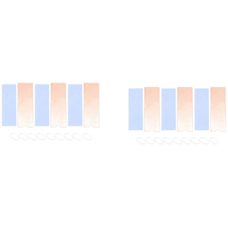 6 Stück M.2 SSD Kühlkörper NVME NGFF M.2 2280 Solid State Festplatte Kühlkörper Aus Reinem Kupfer Dünner Kühler 1,0 mm