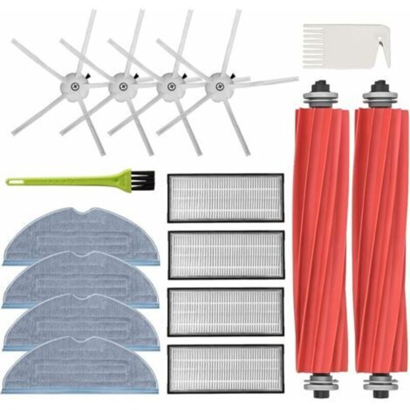 6 Stück Mopp Tücher für Roborock S7/S7+/S7 MaxV - Kompatibel mit Roborock T7S/T7S Plus - Ersatz Wischpad für Saug- und Wischroboter - Waschbar und