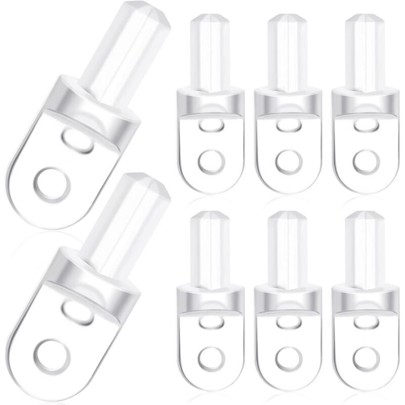 6 Stück Schwenkbarer Dimmerhaken für durchsichtige Jalousien, Zubehör für feste Haken, Jalousie-Versiegelungshaken