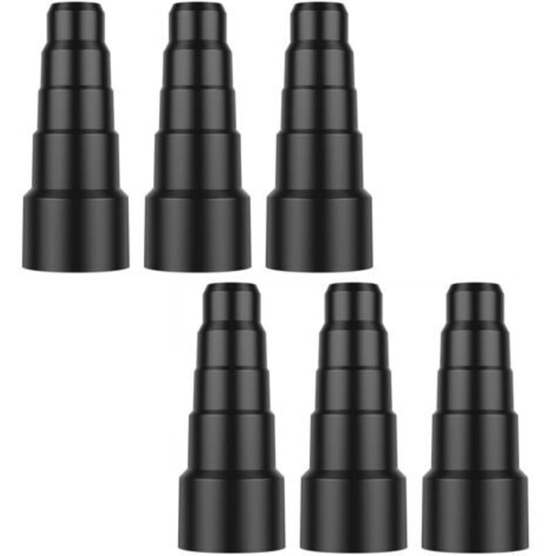 6 Stück Universal Staubsauger Schlauch Adapter 23/30/34/42/50mm Universal Staubsauger Schlauch Adapter Schleifer Staubsauger Adapter für den