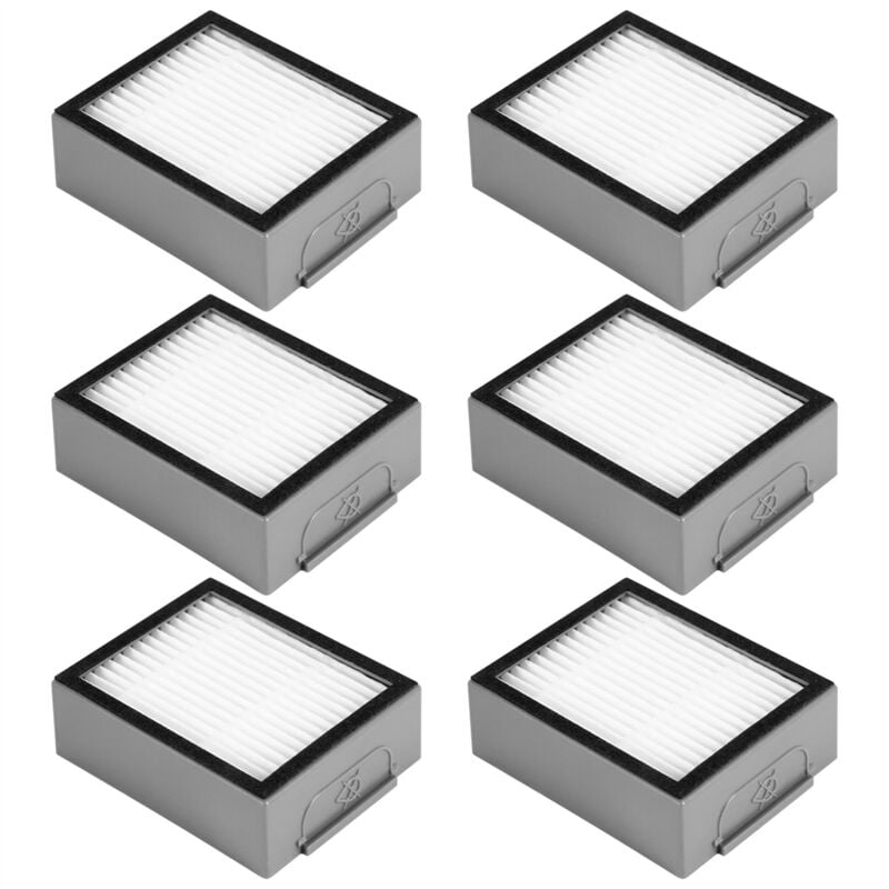 6 stücke Hepa Filter Teile für I3/I3+/I4/I7/I7+/E5/E6/E7 Roboter Vakuum Staubsauger ZubehöR