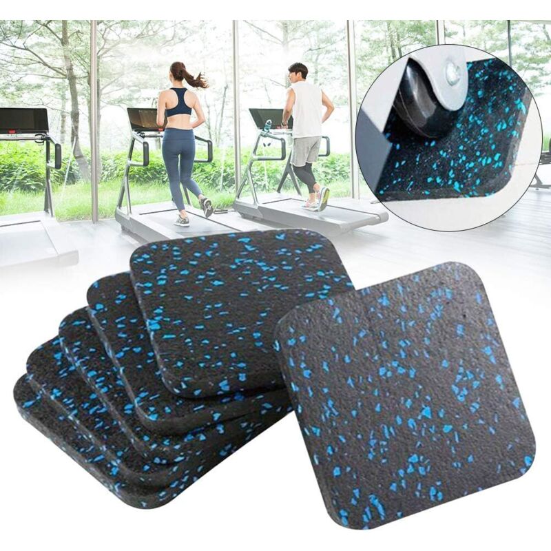 6 stücke Stoßdämpfende Matte Anti-Vibration Schalldämmung für Laufband