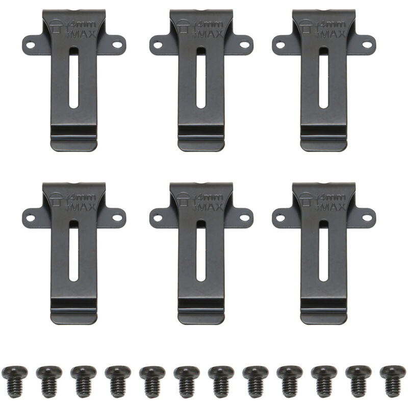 6-teiliger Gürtelclip für Kenwood TK 208/308 Funkgeräte, Halterung für Baofeng BF 888S, tragbares Montagezubehör