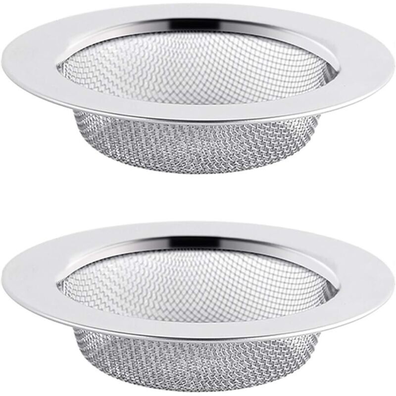 6-teiliges Spülbecken-Siebset aus Edelstahl, 11,5 cm Abflusssieb, Spülbecken-Sieb, Spülbecken-Sieb, Küchenspülen-Sieb