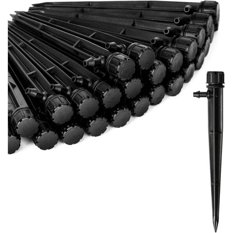 60 têtes et accessoires d'irrigation goutte à goutte, goutteurs d'irrigation professionnels, accessoires et têtes de système d'arrosage, adaptés aux