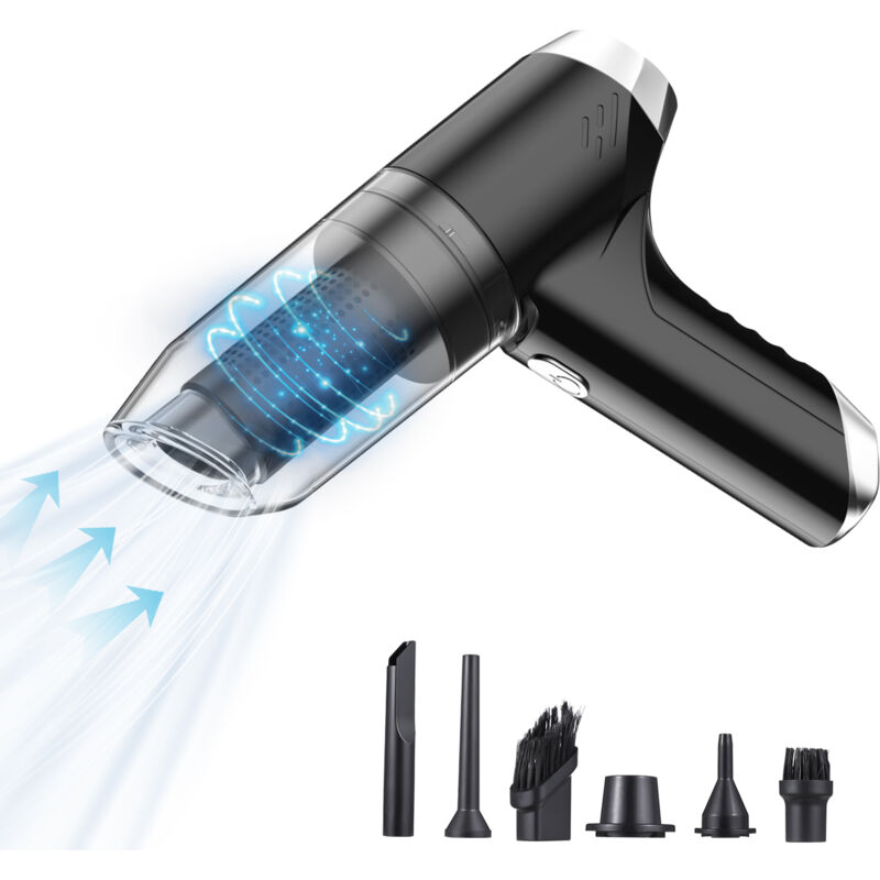 6500 Pa kabelloser Handstaubsauger, 3-in-1-Handstaubsauger, Luftgebläse und Handpumpe, tragbarer Hochleistungsstaubsauger mit 120 w,