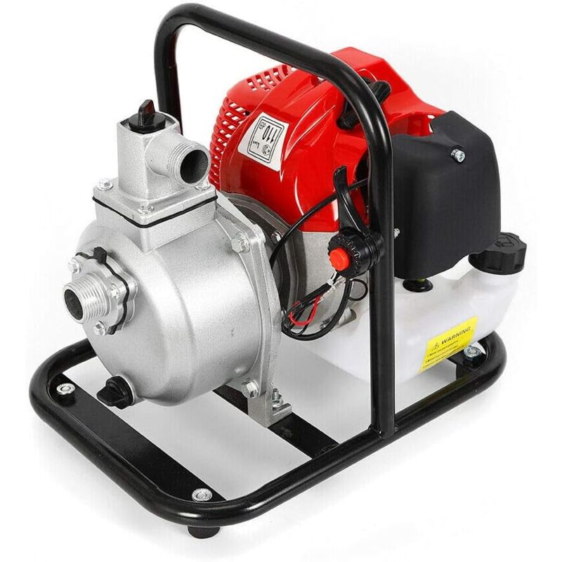 43CC 2-Takt-Benzinmotor Wasserpumpe Drainagepumpe Gartenpumpe Teichpumpe