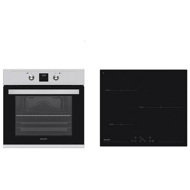 68-liter-multifunktions-einbaubackofen & kochfeld-set - Sharp - S1-61D27ITK