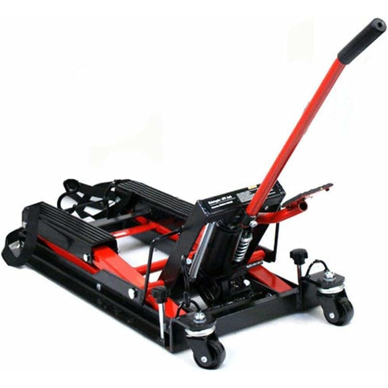 680Kg Hydraulik Montageständer Lift Hebebühne Zentralständer Motorrad Schwarz