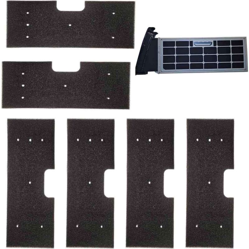 6er-Pack Ersatz-Flusenfilter für GE WH01X35719 Waschtrockner, waschbar, Modell PFQ97HSPVDS