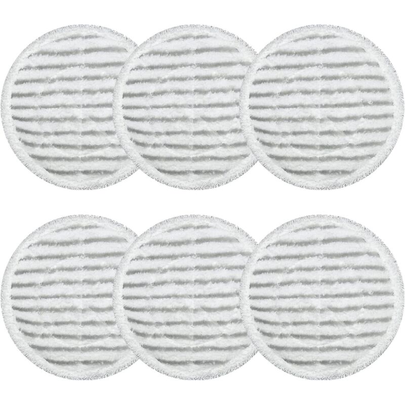 6er-Pack Ersatzpads für Shark Steam Mop S7000AMZ S7001 S7000 Serie, All-in-One Spin Steam und Scrub, waschbarer Hartbodenwischer