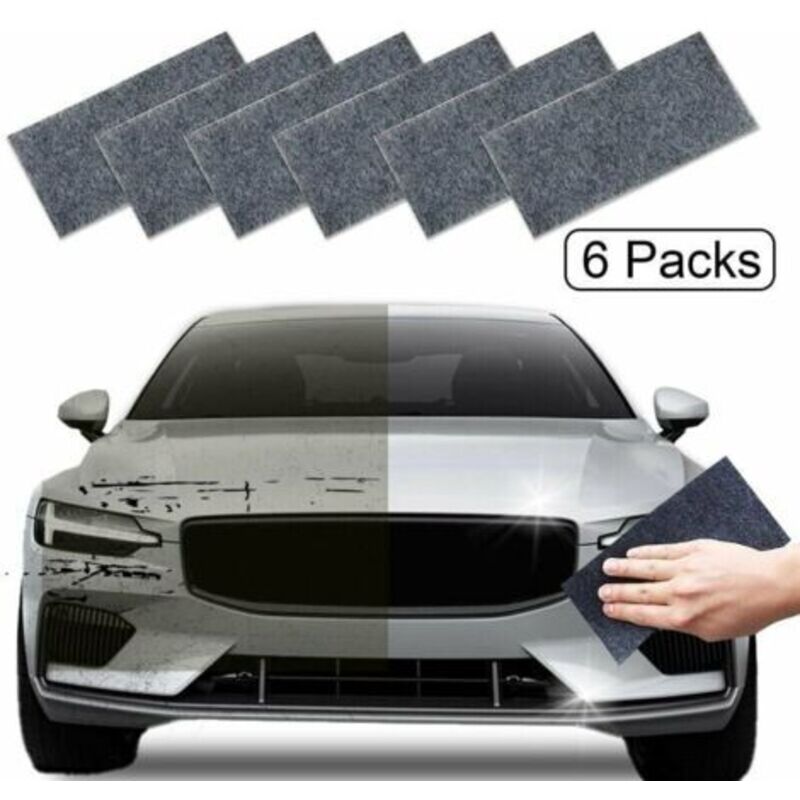 6er-Pack Nano-Glitzer-Reinigungstuch für Autos, Nano-Zaubertuch für Autos (Neu)